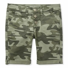 Little  Big Girls Regular  Plus Adjustable Waist Bermuda Short
