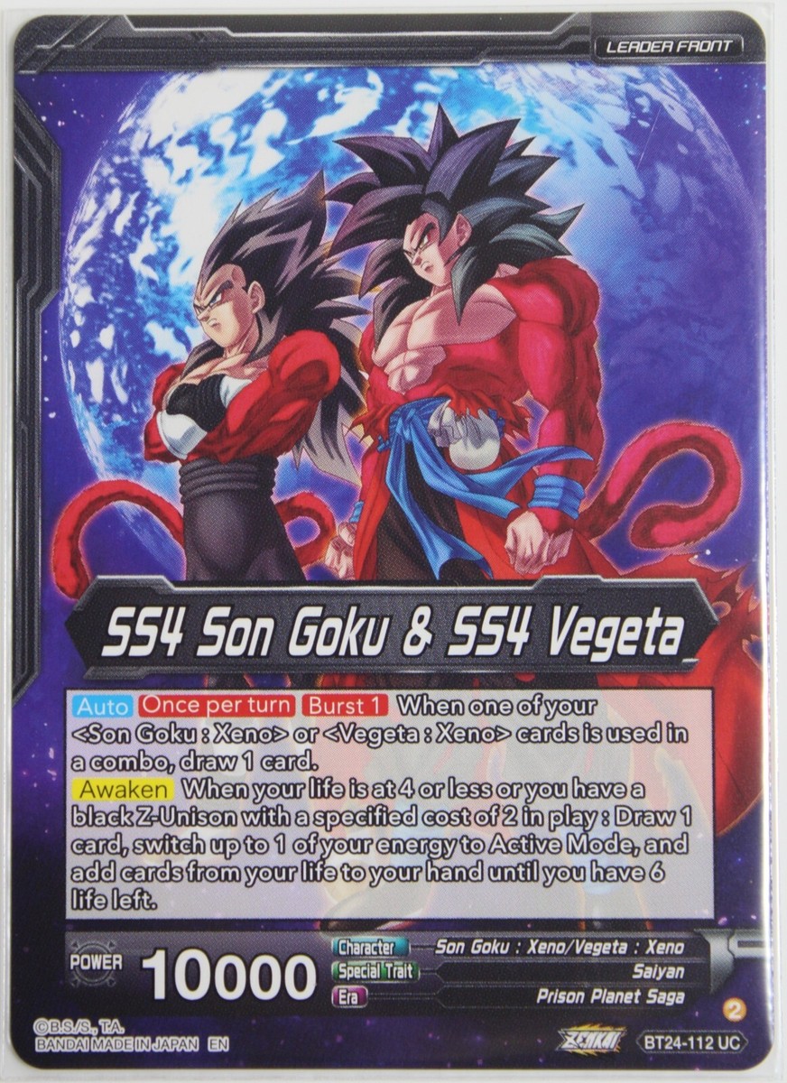 SS4SonGoku & SS4Vegeta/ SS4 Vegito, Sparking Potara Warrior SS4SonGoku & SS4Vegeta/ SS4 Vegito, Sparking Potara Warrior