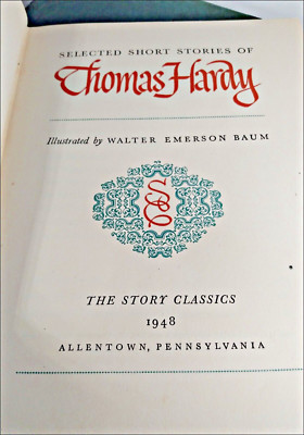 Selected Short Stories of Thomas Hardy 1948 Vintage Hardcover Jacket Case