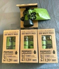 360+ Bags 24-Rolls PoopBags Eco-Friendly Dog Waste Bags with Dispenser