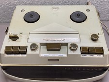 Vtg Telefunken Stereo Magnetophon 97 Reel To Reel Tape Recorder German Powers On