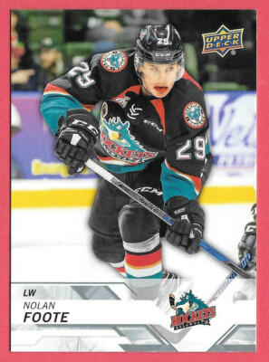 2018-19 Nolan Foote Upper Deck CHL Rookie - Tampa Bay Lightning