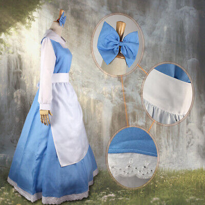 Game Alice Madness Returns Cosplay Costume Halloween Maid Dresses Apron  Dress