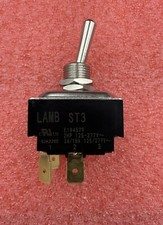 LAMB ST3 SWITCH 3 POLE SINGLE THROW BAT HANDLE, 24A 125VAC 15A 277VAC.
