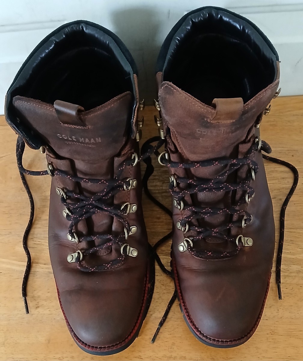 COLE HAAN ZerøGrand Men\'s Size 12  Brown Black Nubuck Hiker Boots COLE HAAN ZerøGrand Men main image 2