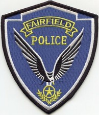 FAIRFIELD CALIFORNIA CA POLICE PATCH