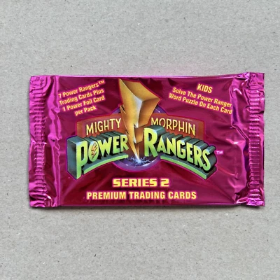 Power Rangers Serie 2 (1994) Trading Cards Booster mit Power Foil Cards