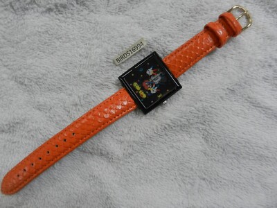 RARE Mickey Mouse Men's Paint Watch HE IS STUCK INSIDE Disney BX32 MK 1092