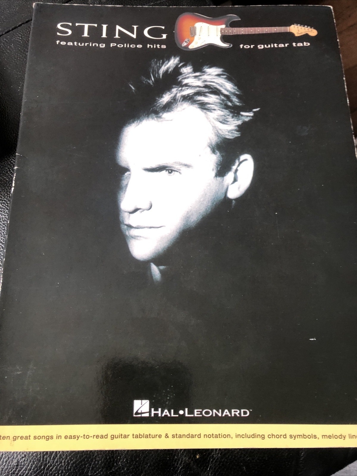 Sting : for Guitar with Tablature Police Hits Songbook Sheet Music SEE FULL LIST
