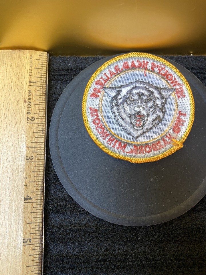 Vtg Wolf's Head Racing MotorCycle Rally Two Harbors Minnesota Patch New