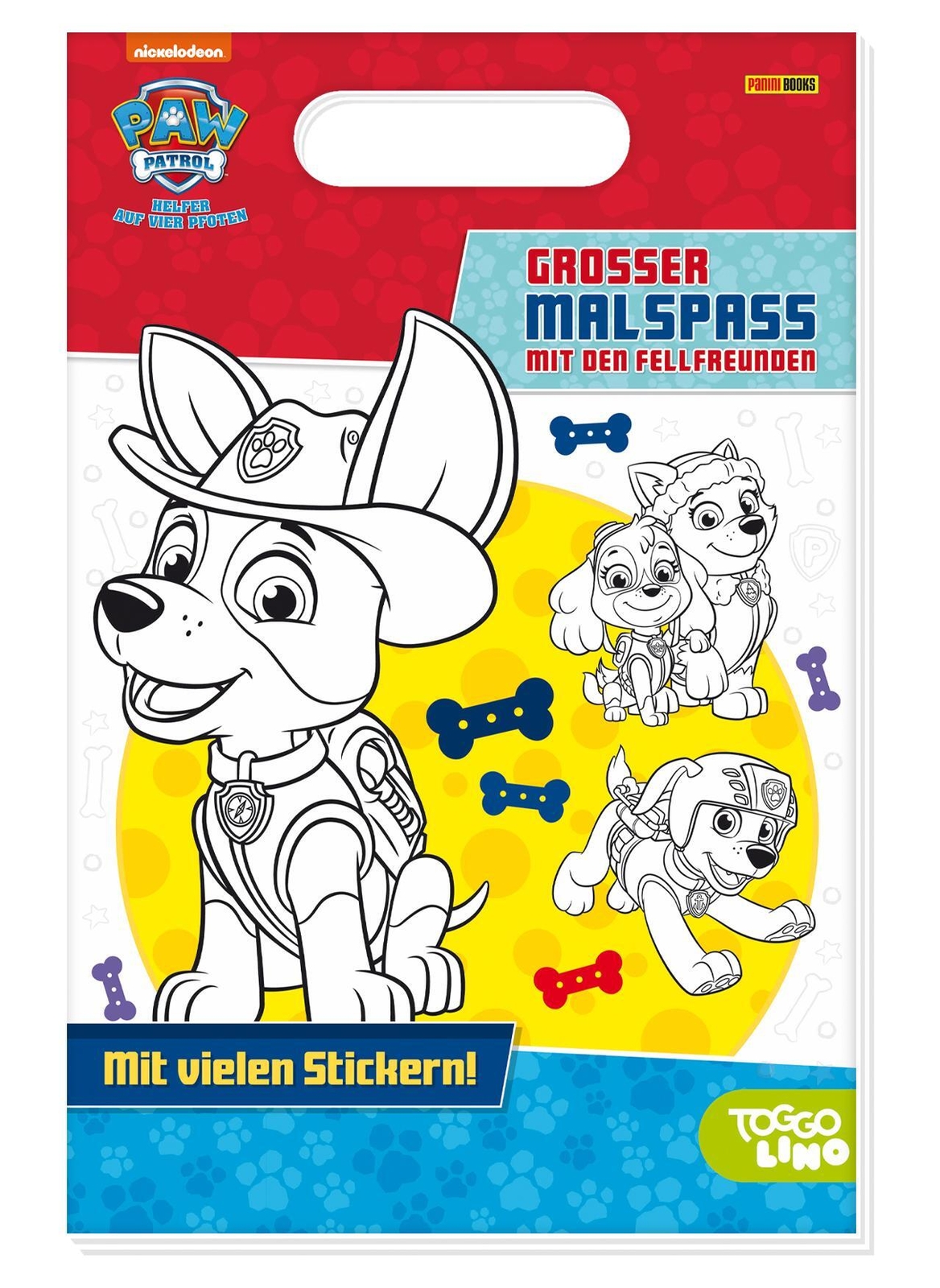 Thumbnail - Paw Patrol: Großer Malspaß Mit Den Fellfreunden Panini Taschenbuch 96