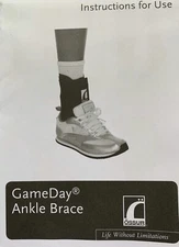 Ossur Gameday Ankle Brace Size: W-10608 - XL -Fits ankle circumference of 14-15"