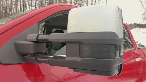 15 GMC SIERRA 3500 PICKUP Door Mirror Powerblack And Chrome Driver #see Pics#