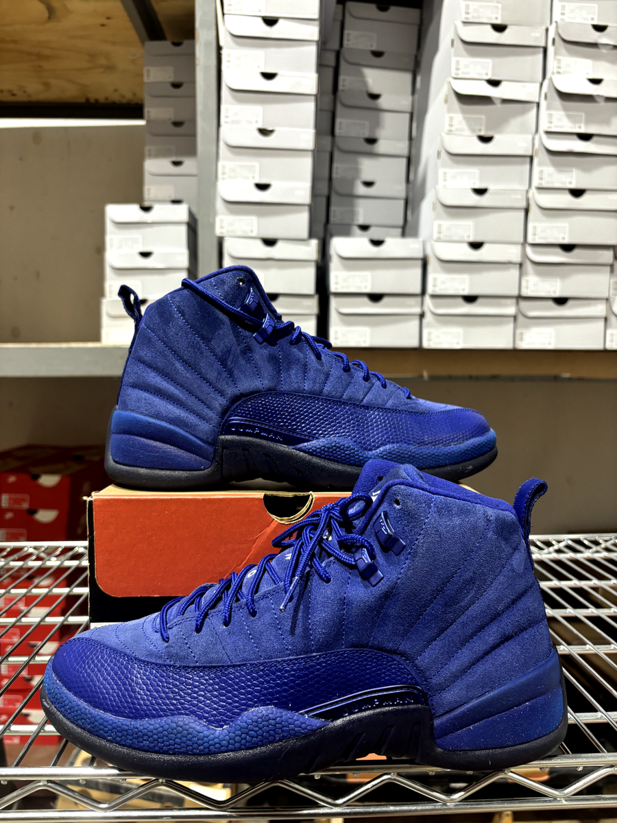 Used Air Jordan 12 Retro 'Deep Royal' Size 9 130690-400 | eBay