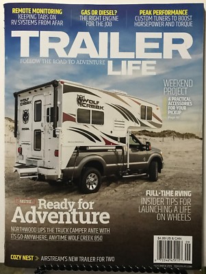 Trailer Life Ready For Adventure Weekend Project September 2018 FREE SHIPPING JB