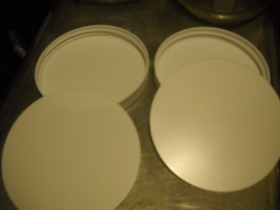 Golden Harvest canister lids x2 W/LINERS - NEW - FAST SHIPPING