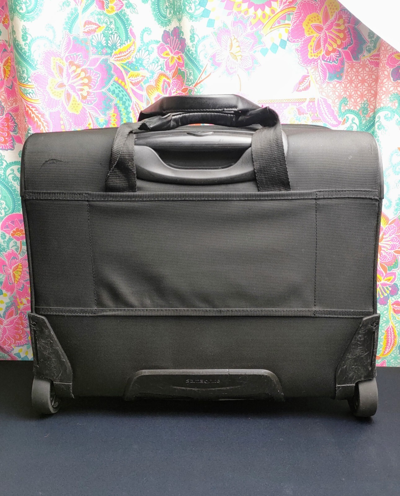 SAMSONITE XBR Rolling Tote Travel Laptop Bag with Wheels 15.6" Black eBay