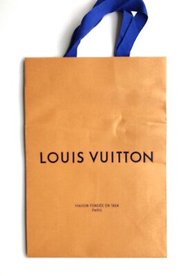LOUIS VUITTON 紙袋 Louis Vuitton Shopping Gift Large Paper Bag in Yellow 14