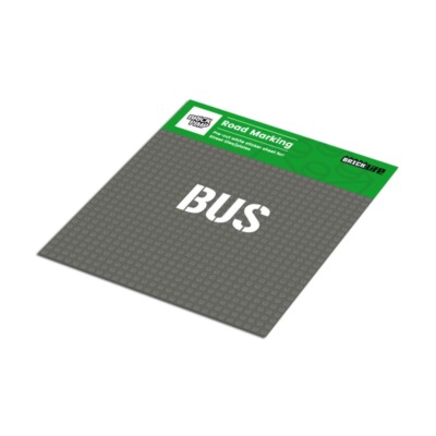 Road Marking - Bus   STICKER fit for building blocks tiles /60301-2