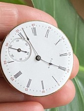 Vintage Elgin Pocket Watch Movement 6s 7j For Repair