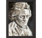 PDQ Artist Original Painting Figurative Beethoven Musician Pop Art Acrylic 24x18