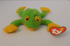 TY Teenie Beanie Babies  McDonalds Happy Meal Toy 'Smoochy' The Frog w/Tag