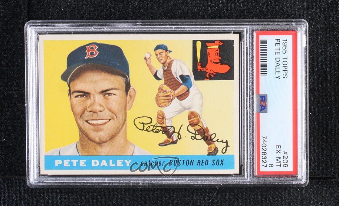 1955 Topps High # Pete Daley #206 PSA 6 Rookie RC