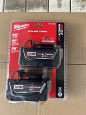 Milwaukee 48-11-1850 M18 XC 5.0 AH 18 Volt Capacity Battery 2 PACK 48-11-1852