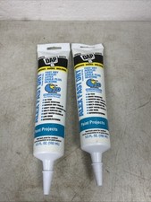 2 White Acrylic Latex Plus Silicone Caulk Alex Fast Dry 5.5 Oz.