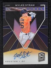 2020 Panini Chronicles Spectra Signatures 98/199 Myles Straw #SS-MS Auto 12w4