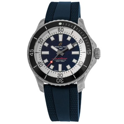 New Breitling Superocean Automatic 44 Blue Dial Men's Watch A17376211C1S1