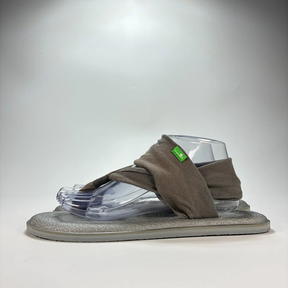 Sanuk Yoga Sling 2 Sandalia de Yoga Gris Metálico Ligera 1103944 Mujer’s Talla 10 Foto 4 de 4