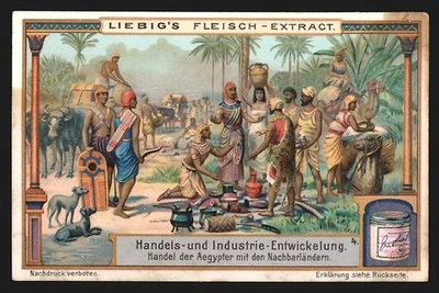 Image de collection Liebig, extrait de viande, développement commercial et... - Photo 1/2