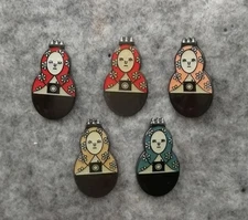 SuperHeadz Pin Badge Camera Matryoshka Power Shovel Mika Sasaki