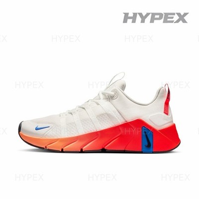 Nike Free Metcon 7 'Summit White Crimson Orange Pulse' Men II7405-102 New Size