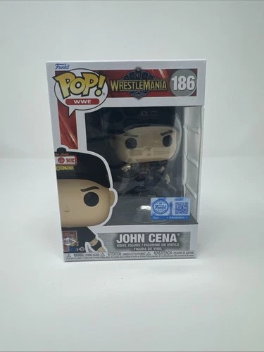 John Cena WWE WrestleMainia 41 Funko Pop! Vinyl, Fanatics Exclusive #186