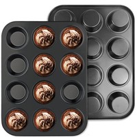 Muffinform 2Er Set Antihaft Backform FüR 24 Muffins Cupcakes Brownies Bpa-Frei
