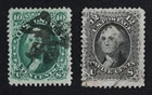 CKStamps: US Stamps Collection Scott#68 69 10c 12c Washington Used