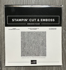 STAMPIN UP TIMBER 3D STAMPIN' CUT & EMBOSS FOLDER - RETIRED