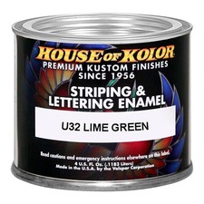 House Of Kolor U32 Lime Green Striping And Lettering Enamel 4 Oz.