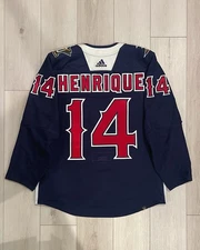 Anaheim Ducks Team Issued Angels Night Warm Up Jersey MIC Custom Henrique 52