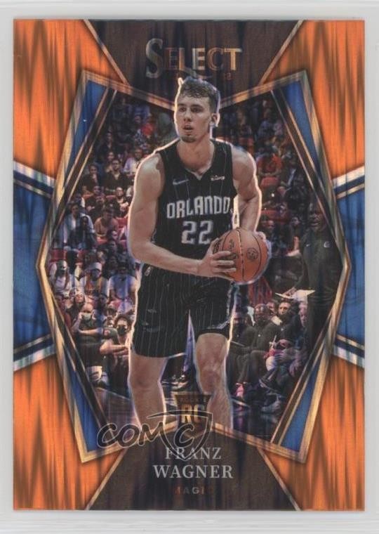 2021 Panini Select Premier Level Orange Flash Prizm Franz Wagner Rookie RC 1j4c