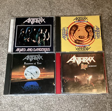 Anthrax Armed and Dangerous,State Of Euphoria,Persistence of Time,Live 4CD Lot