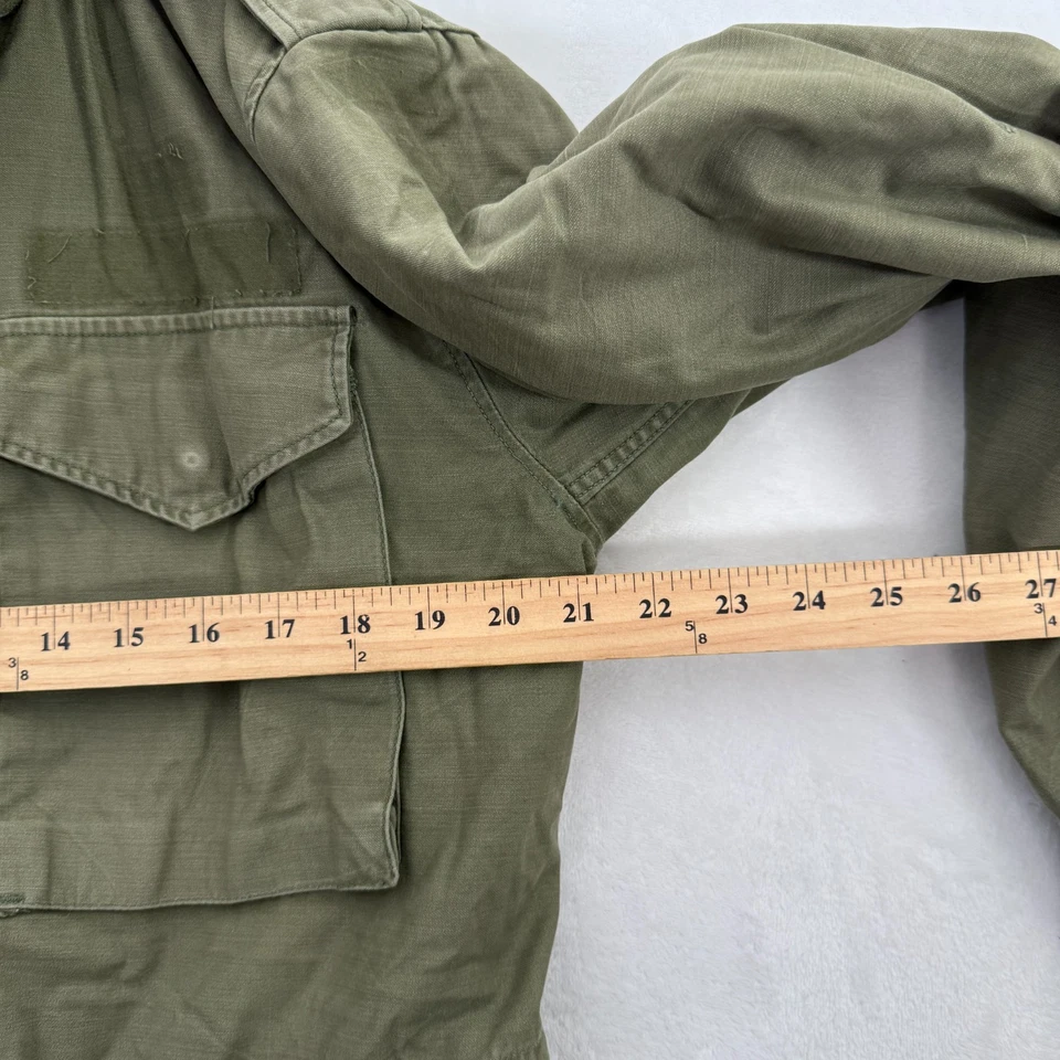 Vintage M65 OG 107 Jacket Mens S Green Guadalcanal Vietnam Era US Army 60s - Image 4 of 4