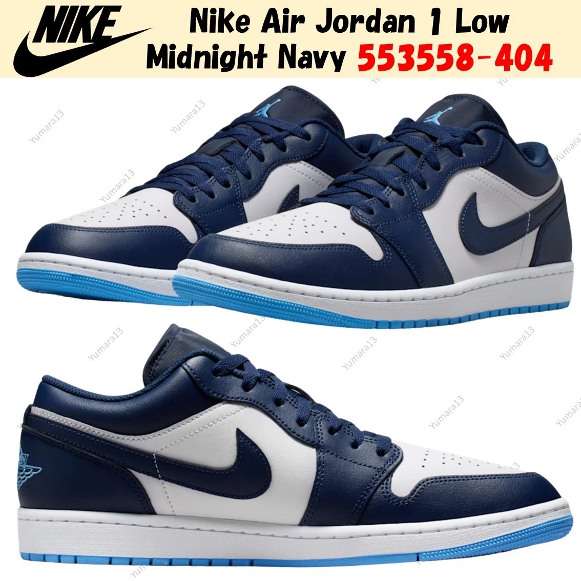 Jordan 1 Low Midnight Navy | eBay