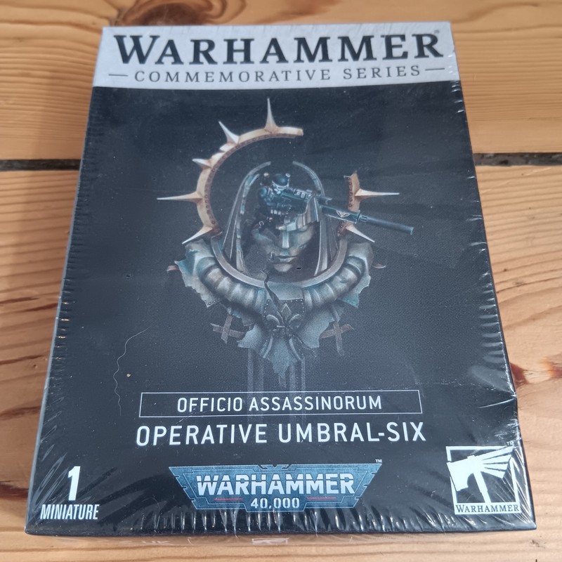 Warhammer 40k Operative Umbral Six Commemorative Series New Sealed