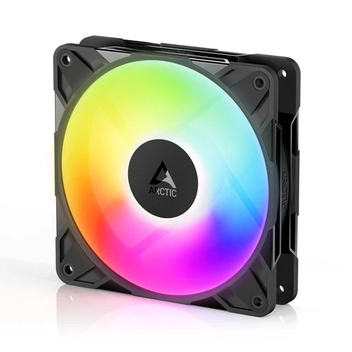 ARCTIC P12 Pro Reverse A-RGB Lüfter PC Gehäuse 120mm schwarz Flow invertiert