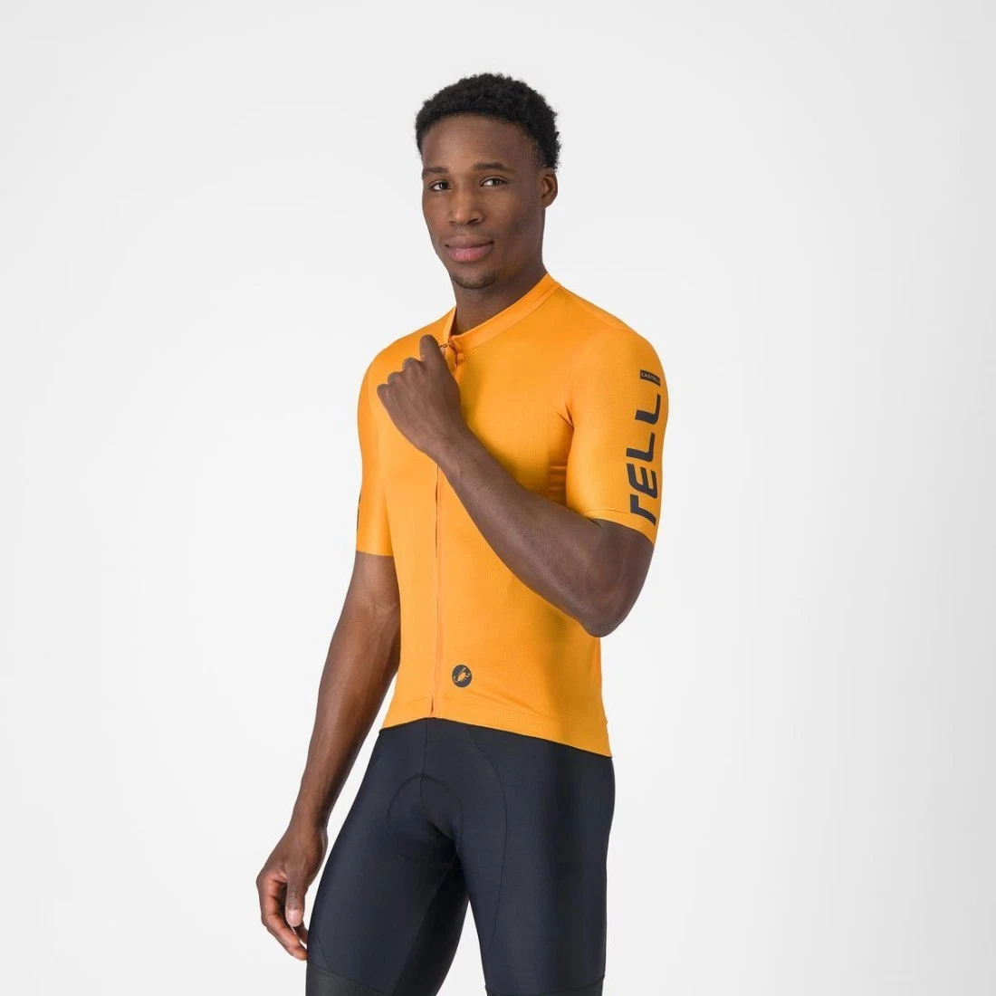 CASTELLI ENTRATA APEX MEN CYCLING JERSEY ORANGE - SUMMER ROAD BIKE