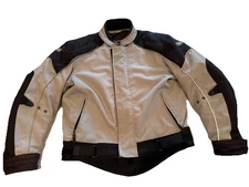 Tourmaster Flex  Motorcycle Jacket Series 2 Men's Size L Gray Black