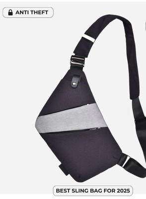 Peak Carry Sling Bag Sling or Shoulder Carry Burgundy Wine Grey Flat Travel